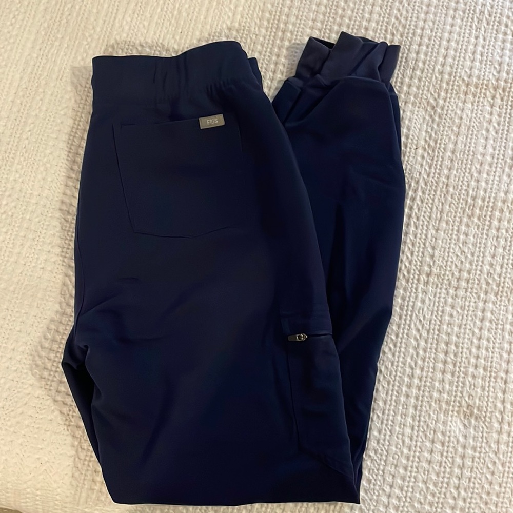 FIGS Zamora Scrub Pants Navy M Tall